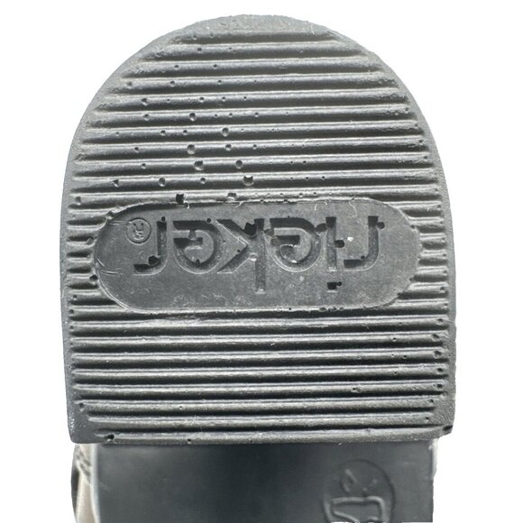 Rieker Sally Brown Leather Dress 56956 Size 13 Gray Ankle boot, witchy boot - Picture 14 of 16